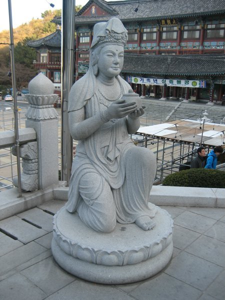 Temple statue