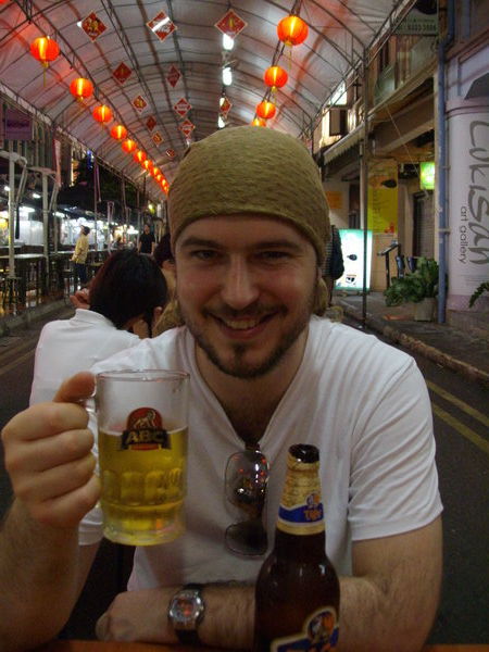 A beer and dinner in Smith Steet, Chinatown