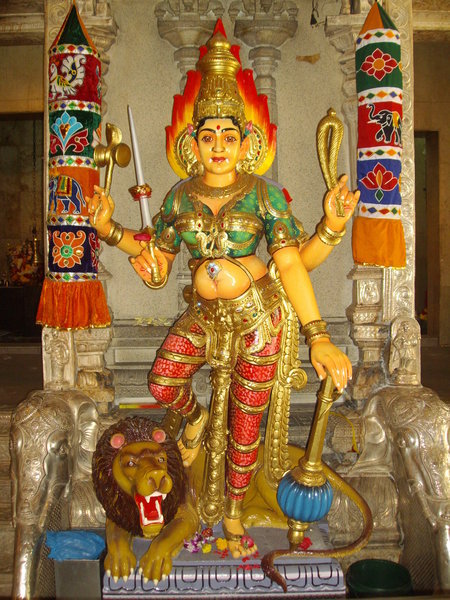 Statue in Sri Veeramakaliamman Temple