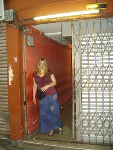 Dodgy looking entrance to our hostel!