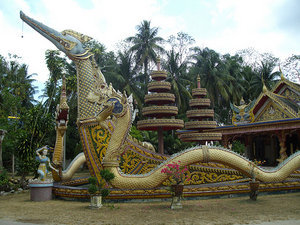 Dragon boat temple