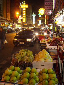 Fruit stalls in Chinatown