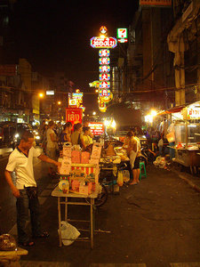 Food stalls in Chinatown