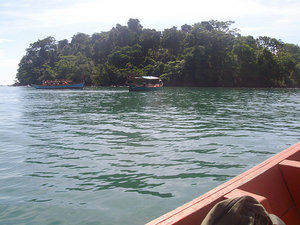 Arriving at Koh Russei