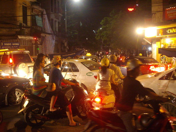 Crazy Hanoi traffic