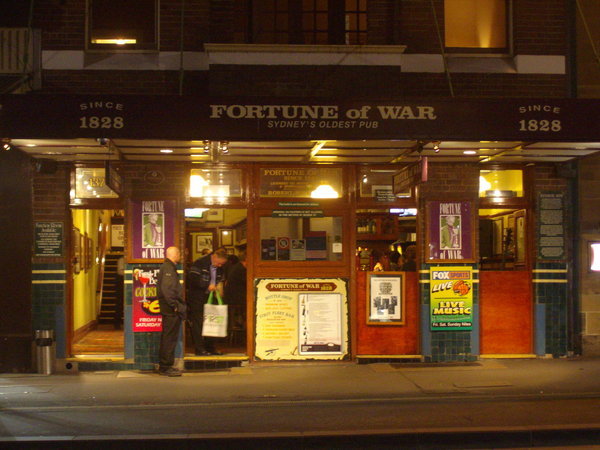 Fortune of War, Sydney's oldest pub