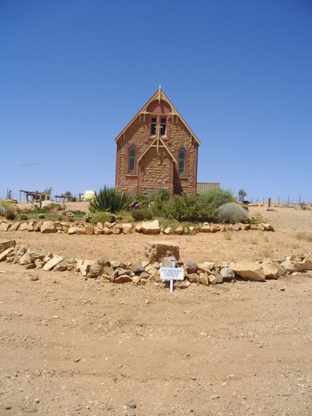 The abandoned Catholic Church in Silverton