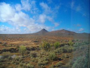 View from the window of The Indian Pacific on the way to Adelaide