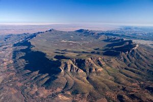 Aerial shot of Wilpena Pound (from Google Images)