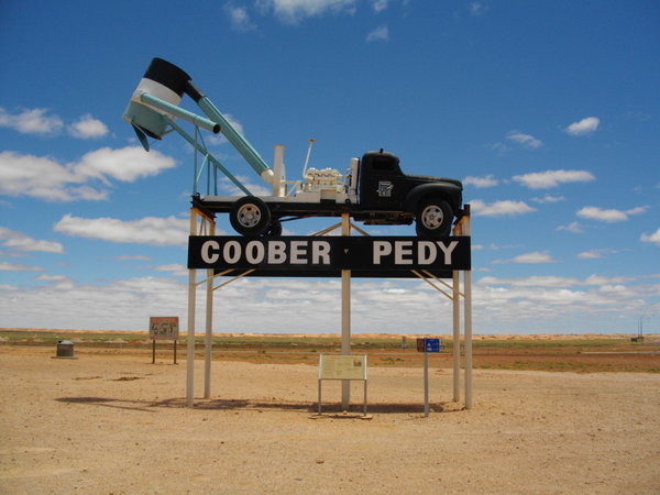 You are now entering Coober Pedy