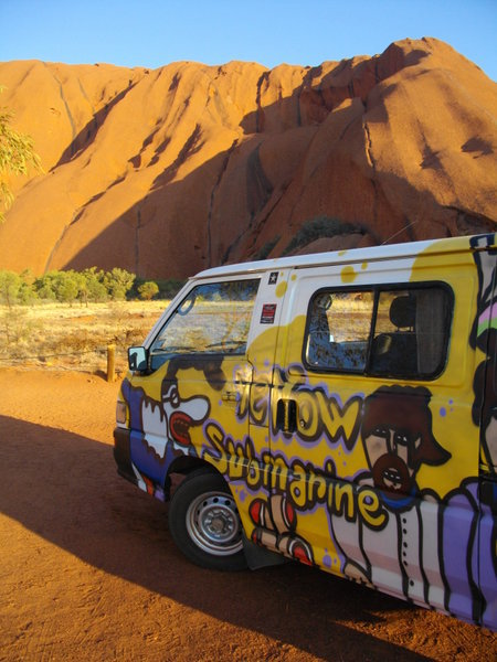 The Beatles visit Uluru!