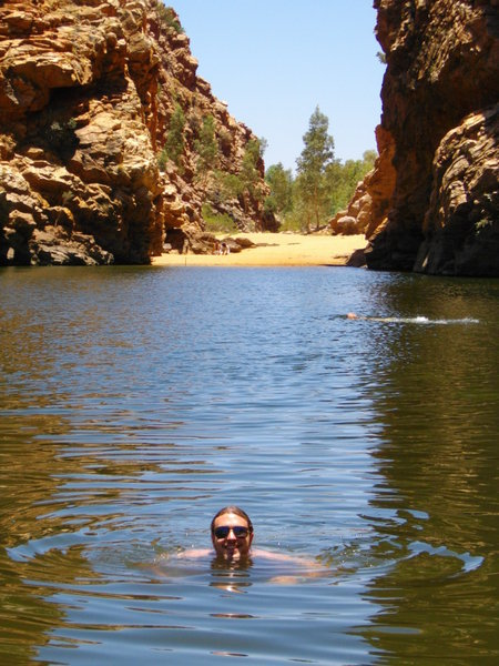 Swimming in the Ellery Creek Big Hole
