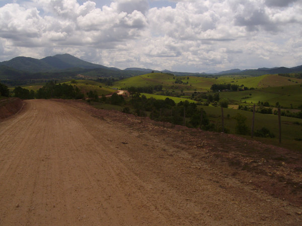 The countryside around Phonsavan