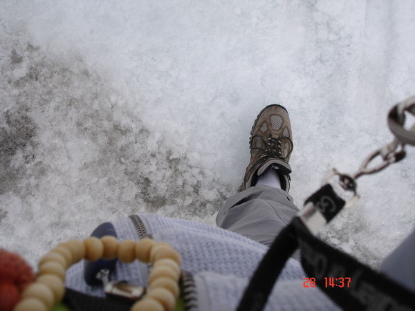 Standing on a Glacier