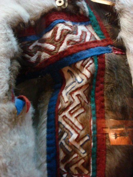 Intricate Leather and Fur Design