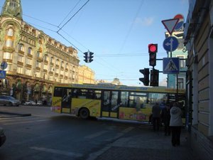Twentieth Century Bus on Nevsky Prospect
