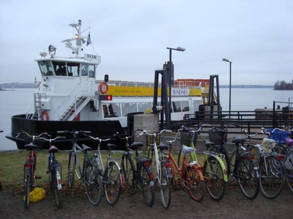 Ferry Stop at Suomenlinna