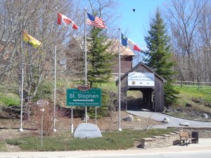 Entrance to New Brunswick from Maine