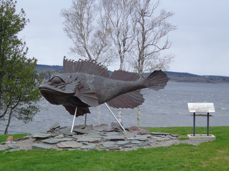 Prehistoric Fish Sculpture