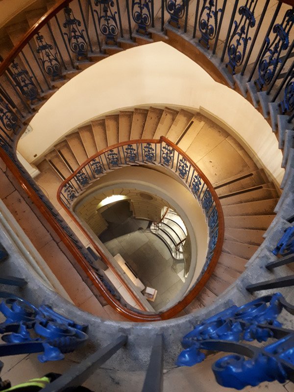 Staircase to Exhibit -Courtland collection