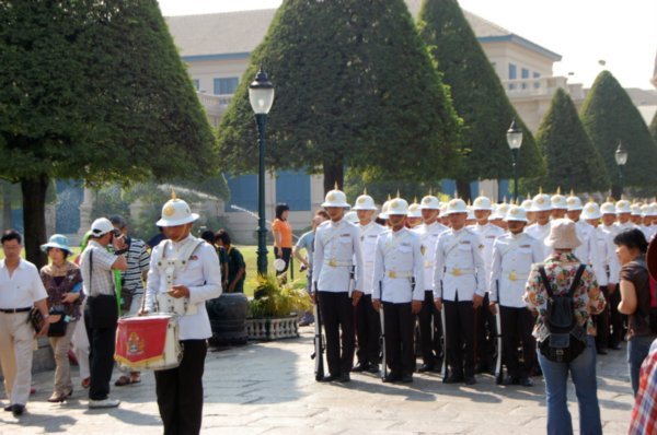 Guards at the Grand Palace