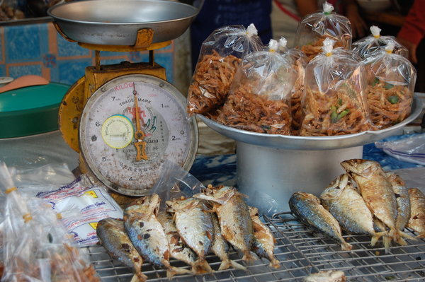 One of Chiang Mai's food markets