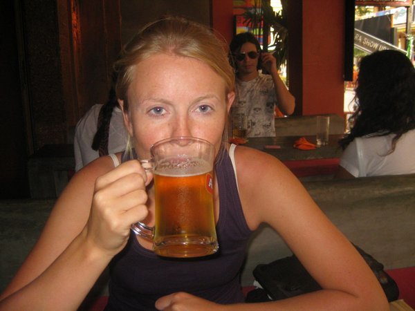 Lorraine enjoying Siem Reap
