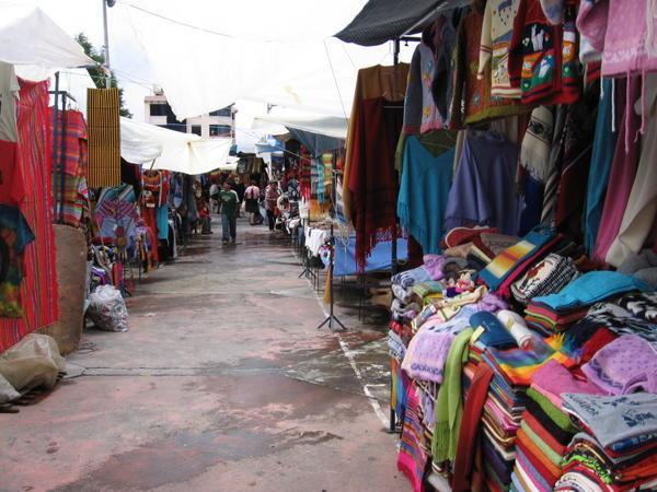The market at Otavalo