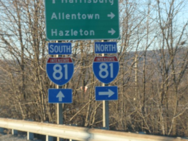 South to Harrisburg