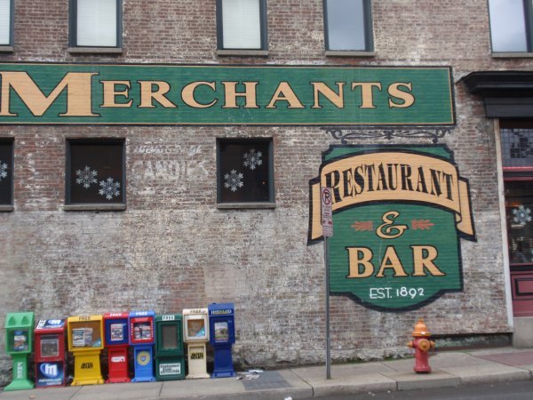 Merchants- a cool spot for pub style eating and drinking