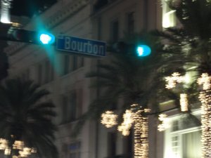 Entering Bourbon Street