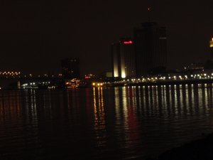 The Hilton on the water