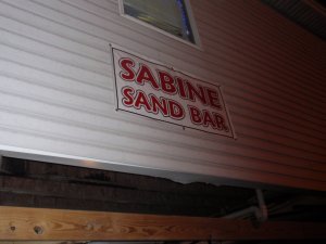 TRACY- the Sabine Sand Bar!!! 