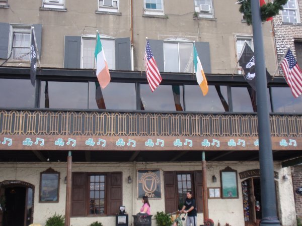 Irish pub down on River Street, Savannah GA