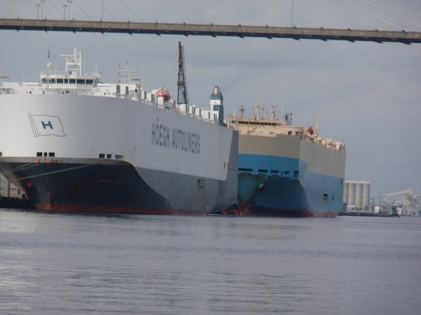 Tankers at port