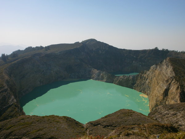 3 coloured volcanic lakes