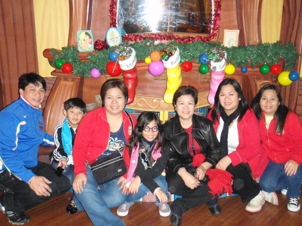 At Mickey's Christmas House