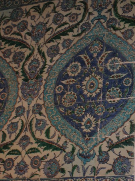 Detail Inside Blue Mosque