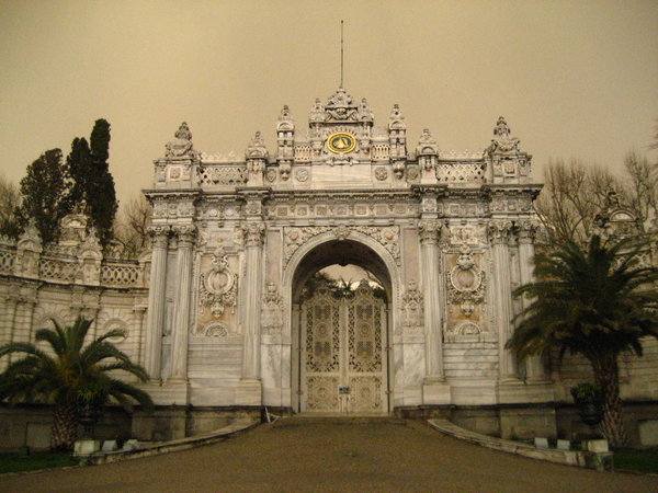 Grand-Looking Gate to Dolmabahce