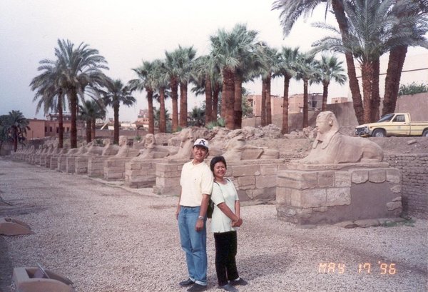With Arlu in Egypt