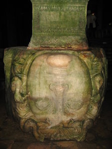 Medusa at the Basilica Cistern