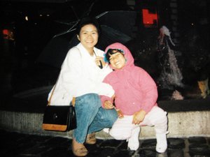 With Melisa 1989