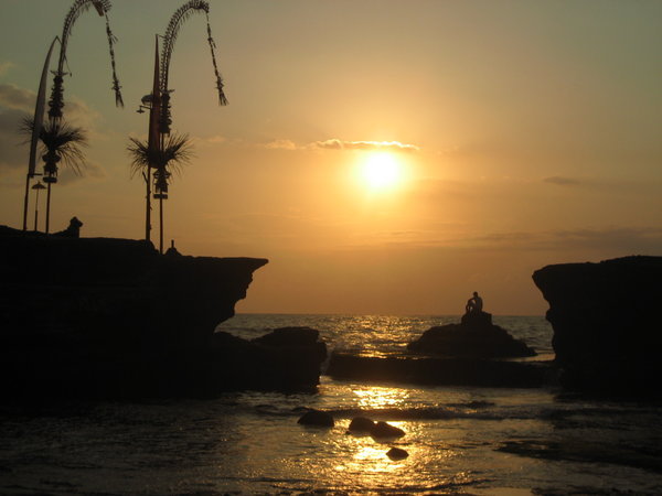 Sunset in Tanah Lot