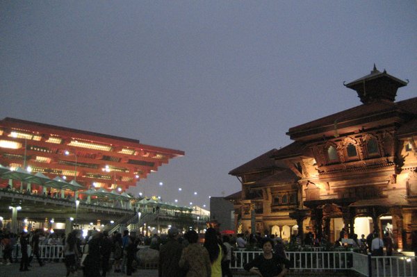 China + Nepal Pavilions