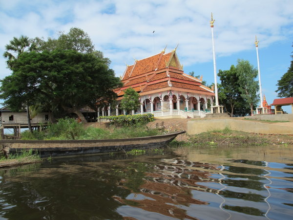 Small Island Houses a Temple