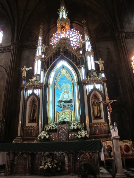 Altar Inside the Church