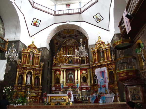 Inside Majayjay Church