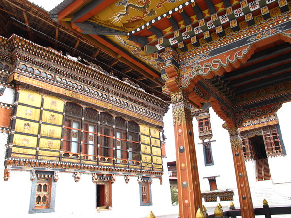 Inside Thimpu Dzong