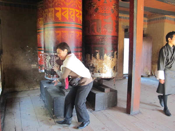 Prayer Wheels of Changa Lha Khang