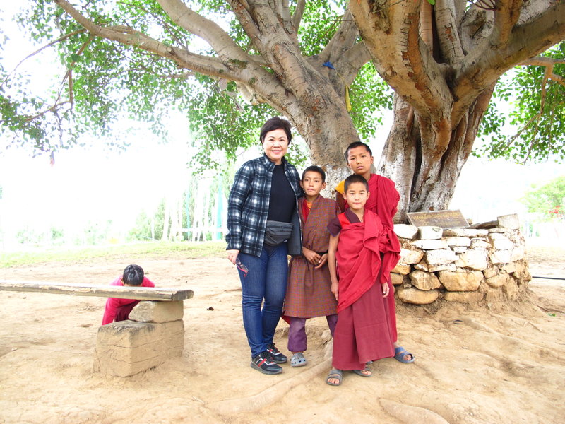 My Photo With The Mini-Monks 